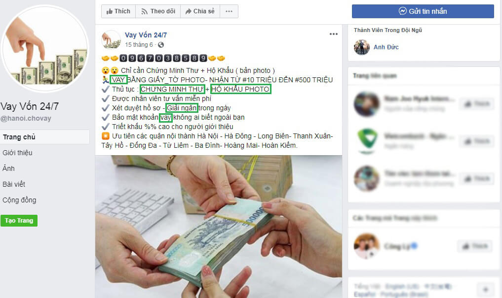 những từ bị cấm trong quảng cáo facebook 