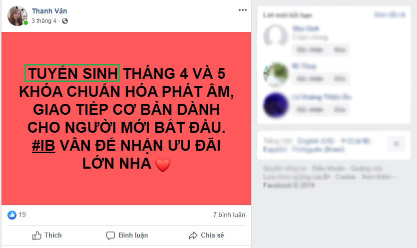 những từ bị cấm trong quảng cáo facebook 