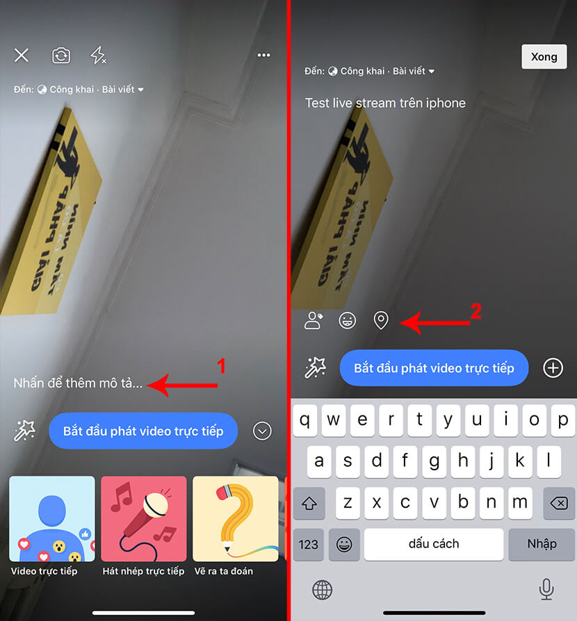hướng dẫn live stream facebook 