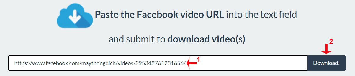 tải video trên facebook