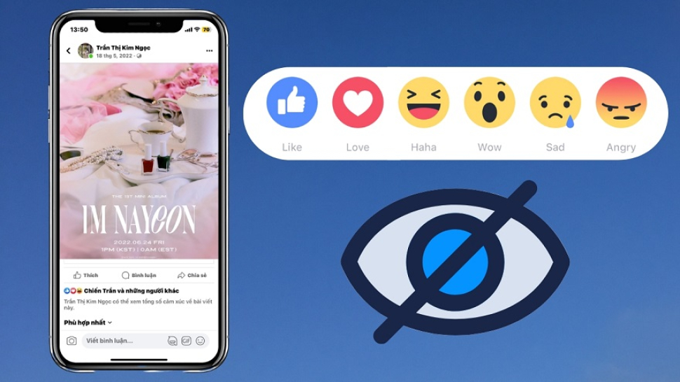 Cách ẩn lượt Like, comment trên Facebook cực dễ dàng