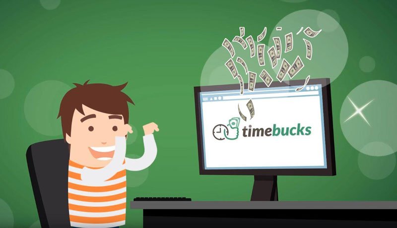App kiếm tiền online Timebucks