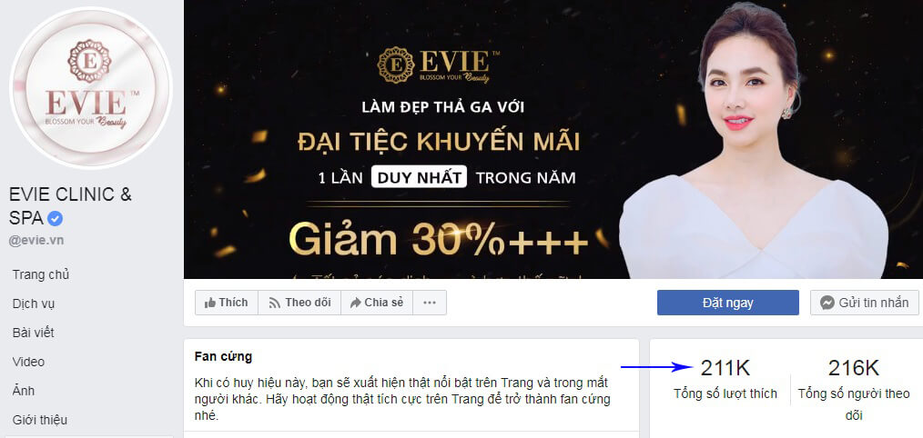 dịch vụ tăng like Facebook