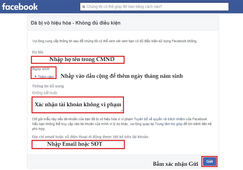 Cách khôi phục tài khoản facebook bị vô hiệu hóa vĩnh viễn 