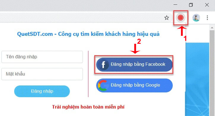 lấy sđt từ facebook