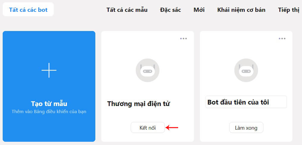 kết nối chatfuel với fanpage