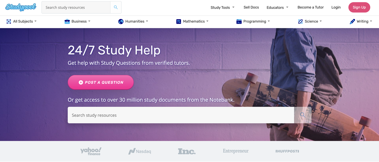 Studypool - Web kiếm tiền từ tài liệu học