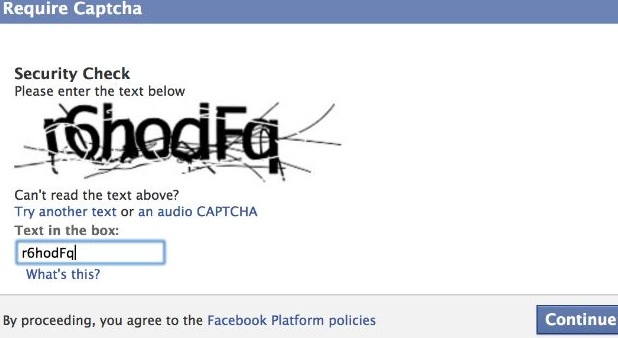 Captcha Facebook là gì ? Dịch vụ giải mã captcha Facebook uy tín