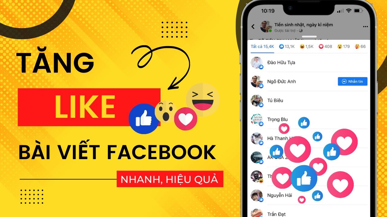 Cách tăng like bài viết Facebook | Tăng like Facebook nhanh chóng, hiệu quả - YouTube