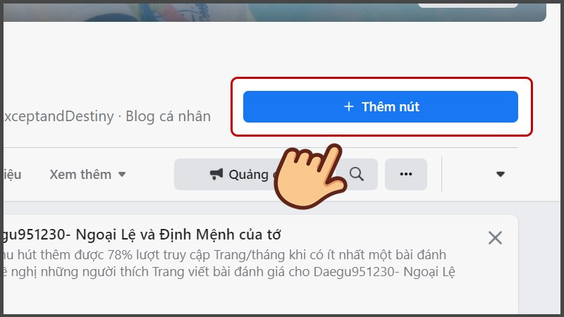 Cách thêm nút nhắn tin trên Fanpage và bài viết Facebook