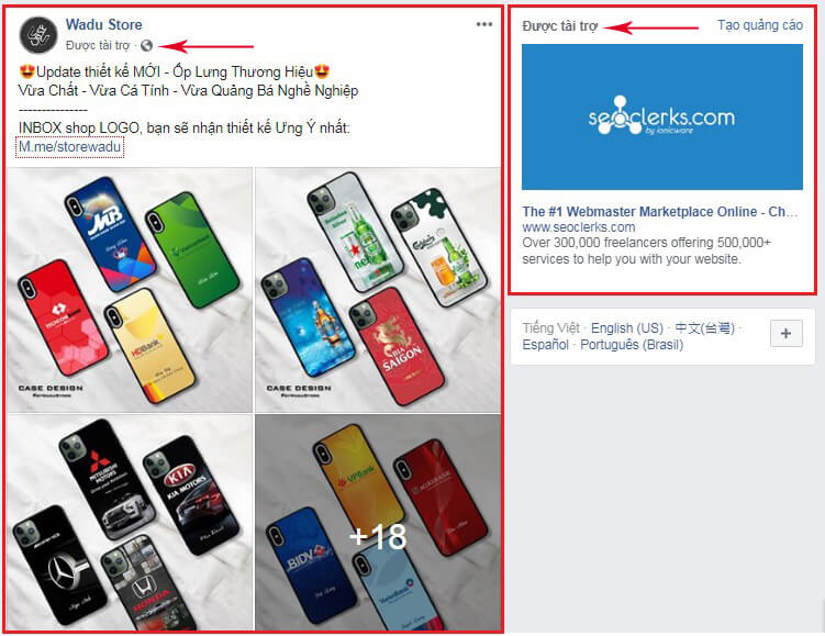 quảng cáo facebook là gì