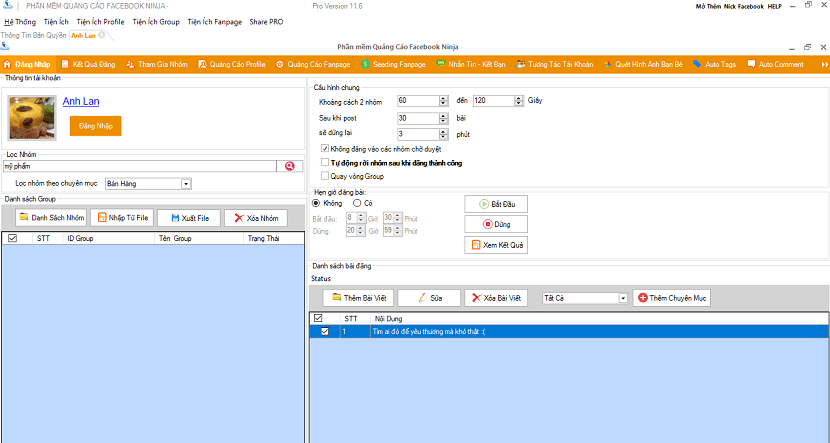 phần mềm quản lý ninja group